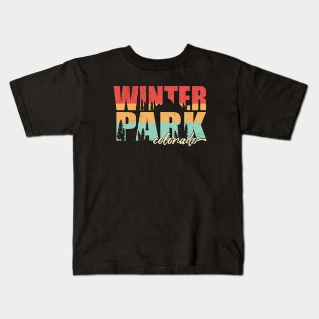 Winter Park Kids T-Shirt by Zen Cosmos Official